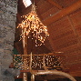 rustic chandelier, rustic lighting, twig lighting